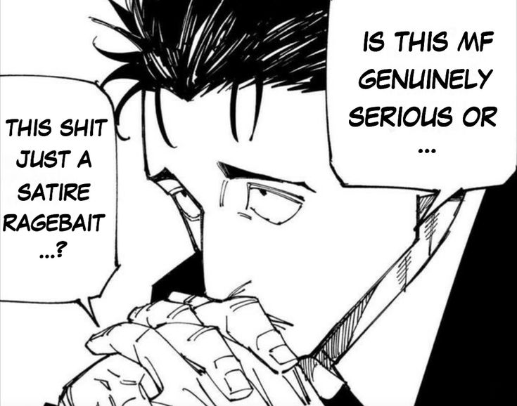 Is this mf genuinely serious Blank Meme Template