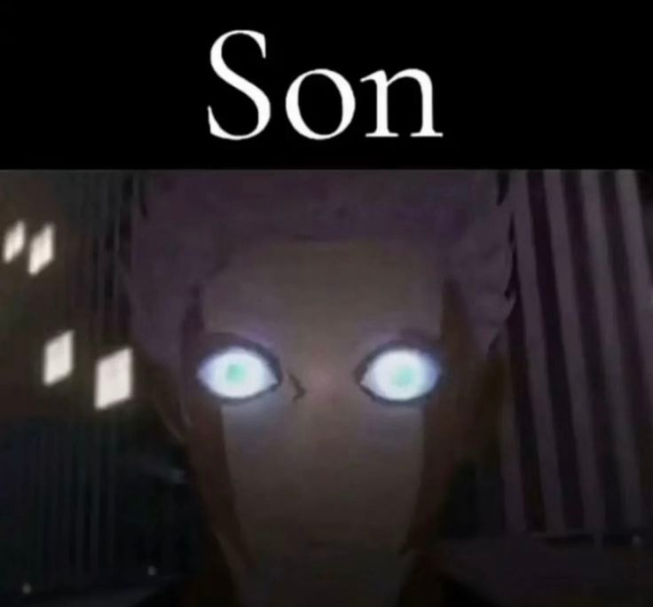 Satoru Gojo Son Blank Meme Template