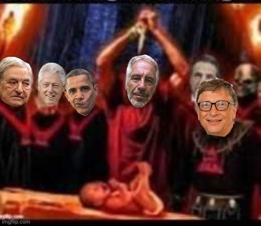 Epstein Island Human Sacrifice Blank Meme Template