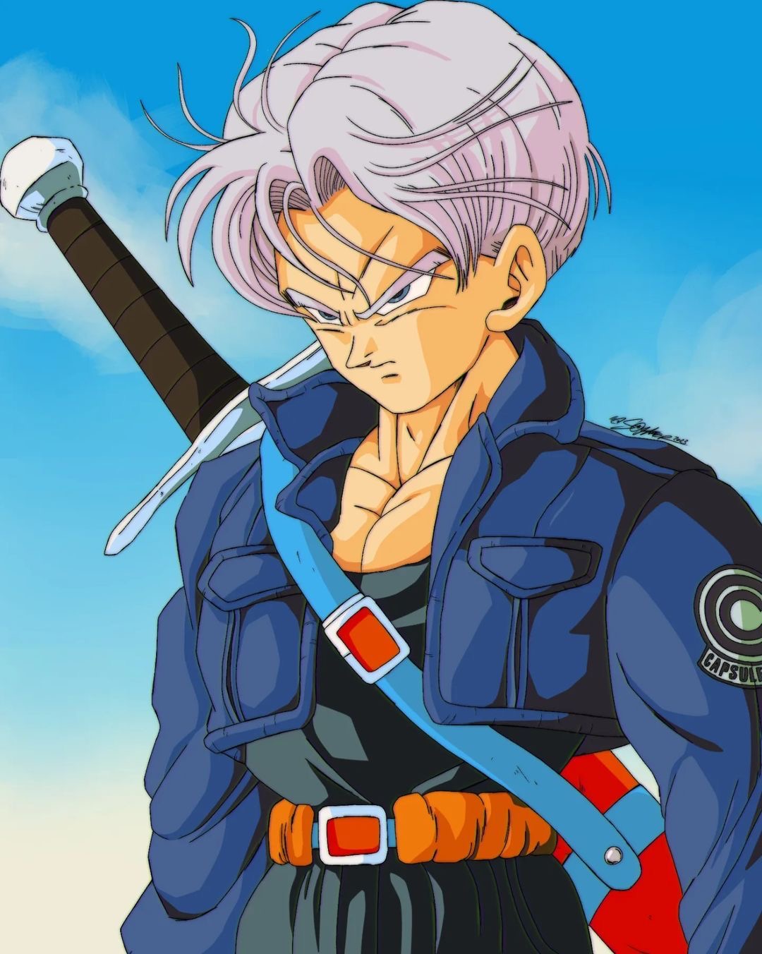 Future Trunks Blank Meme Template