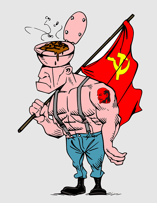 communist toilet head Blank Meme Template