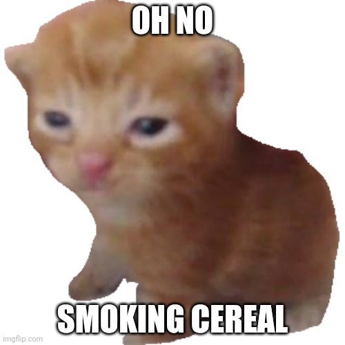 Herbert | OH NO SMOKING CEREAL | image tagged in herbert | made w/ Imgflip meme maker