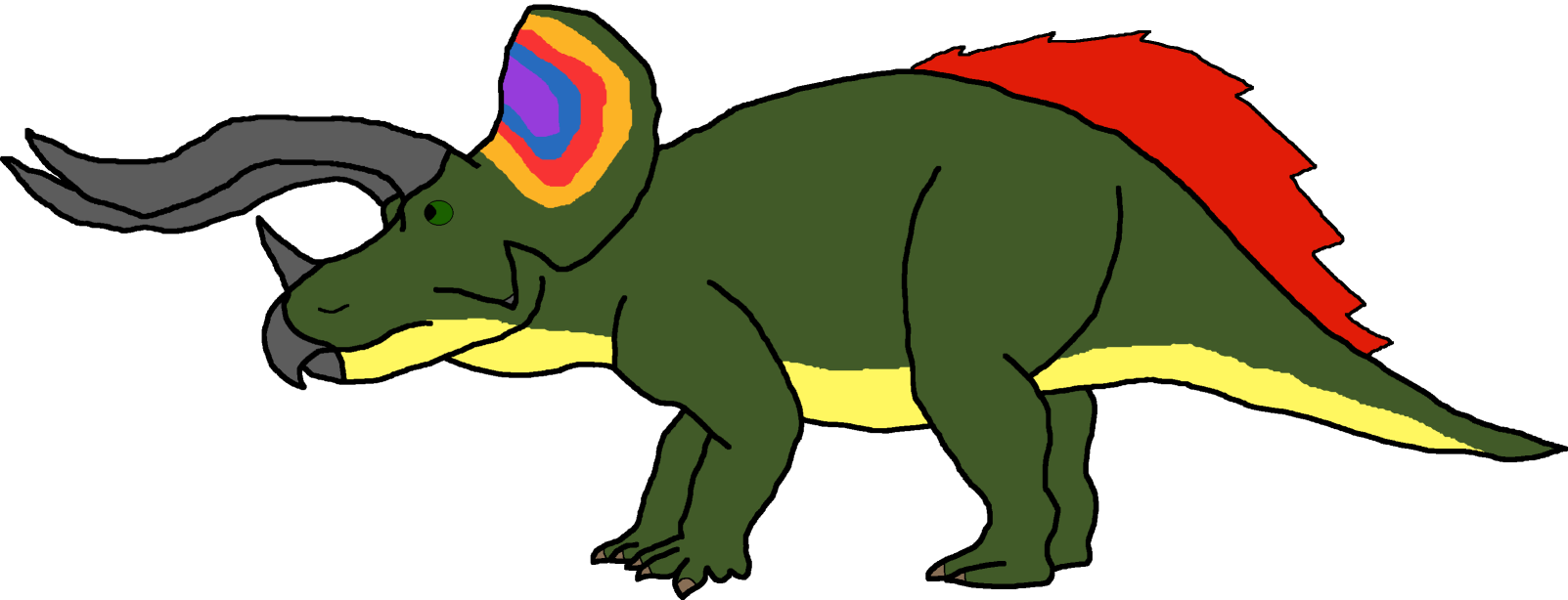 Alpha Male Triceratops (Paleoverse + EOIverse) Blank Meme Template