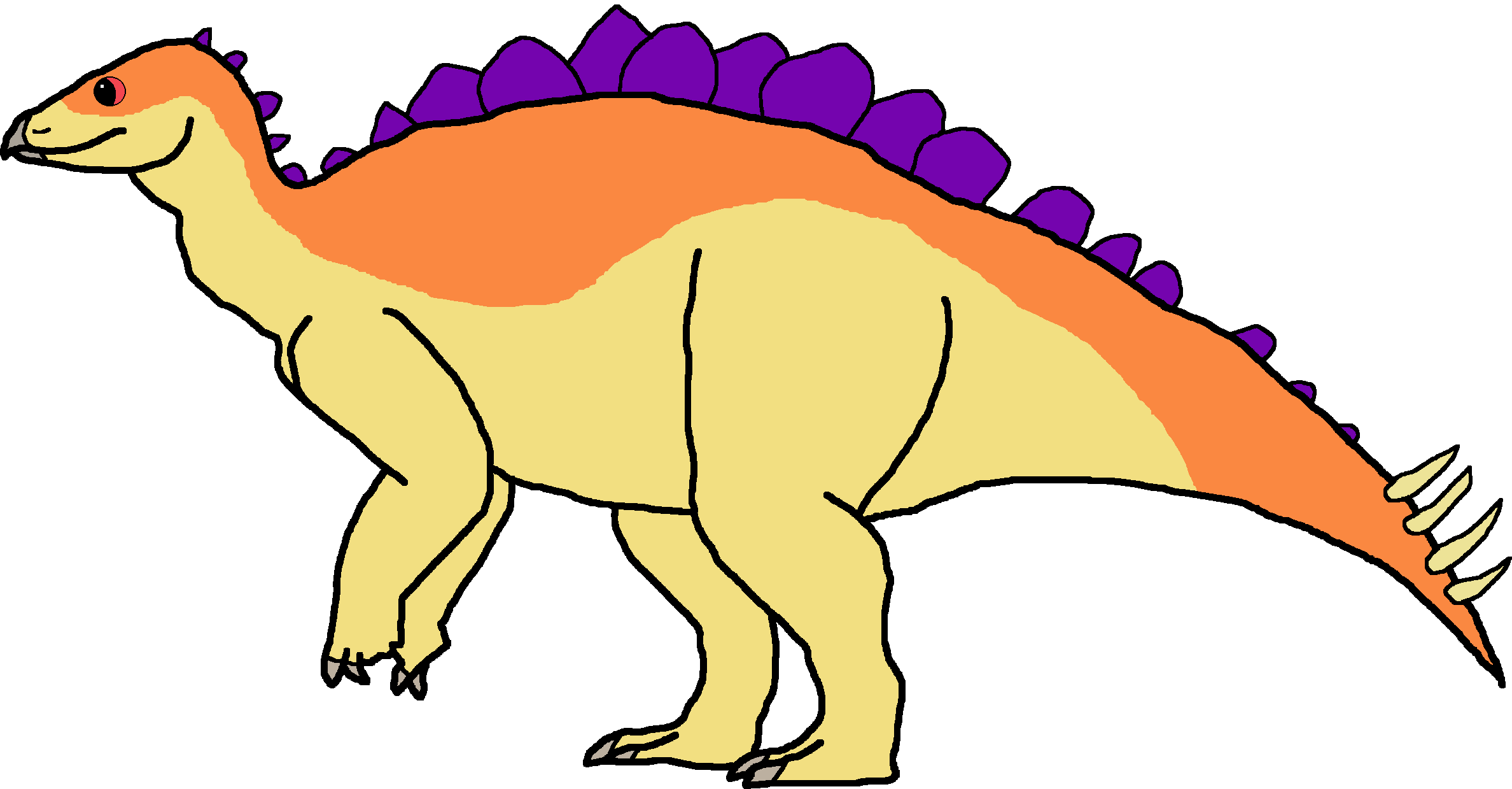 Female Baby Stegosaurus Variant B (Paleoverse + EOIverse) Blank Meme Template