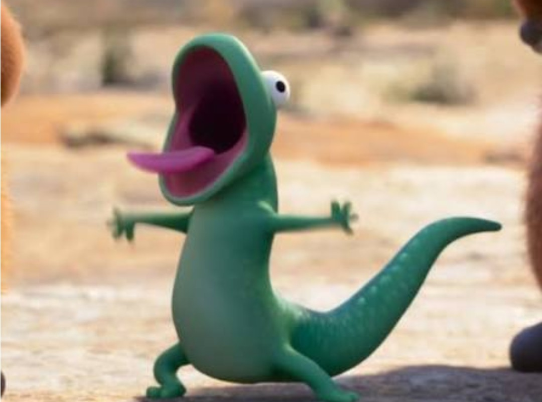 Lizard Scream Blank Meme Template
