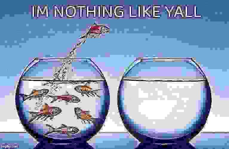 holy shit this gotta be one of the worst nightshift crews I've seen in a hot minute (except a few of you, yk who you are) | image tagged in i'm nothing like yall | made w/ Imgflip meme maker