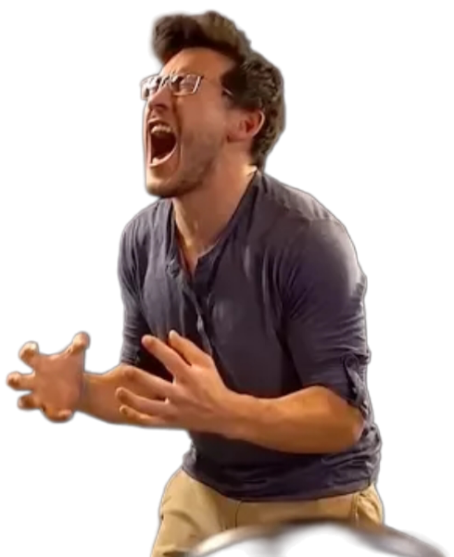 Markiplier not getting over it Blank Meme Template