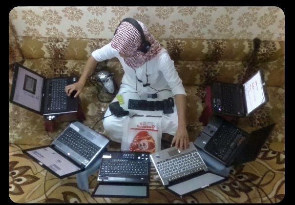 Arab hacker Blank Meme Template