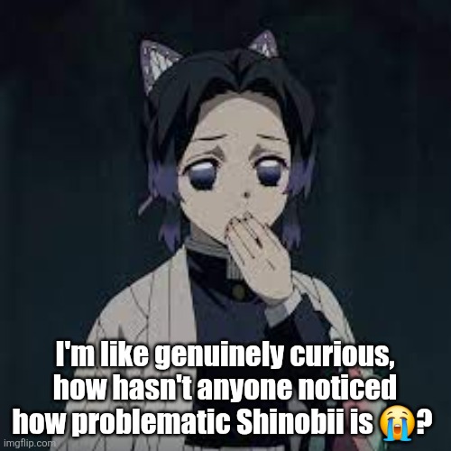 Like fuck, I should make a Google doc exposing everything | I'm like genuinely curious, how hasn't anyone noticed how problematic Shinobii is 😭? | image tagged in wait u have a point | made w/ Imgflip meme maker