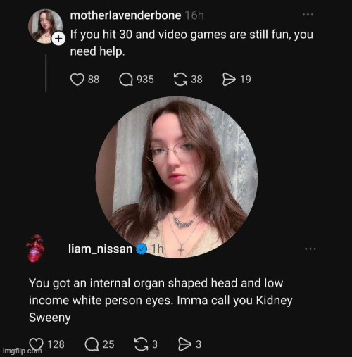 image tagged in head,internal organ,low income,eyes,sydney sweeney,kidney | made w/ Imgflip meme maker