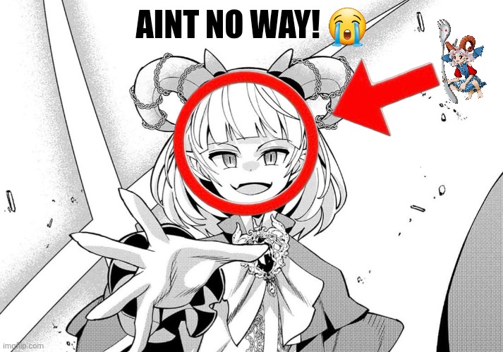 AINT NO WAY! 😭 | image tagged in memes,touhou,goat | made w/ Imgflip meme maker