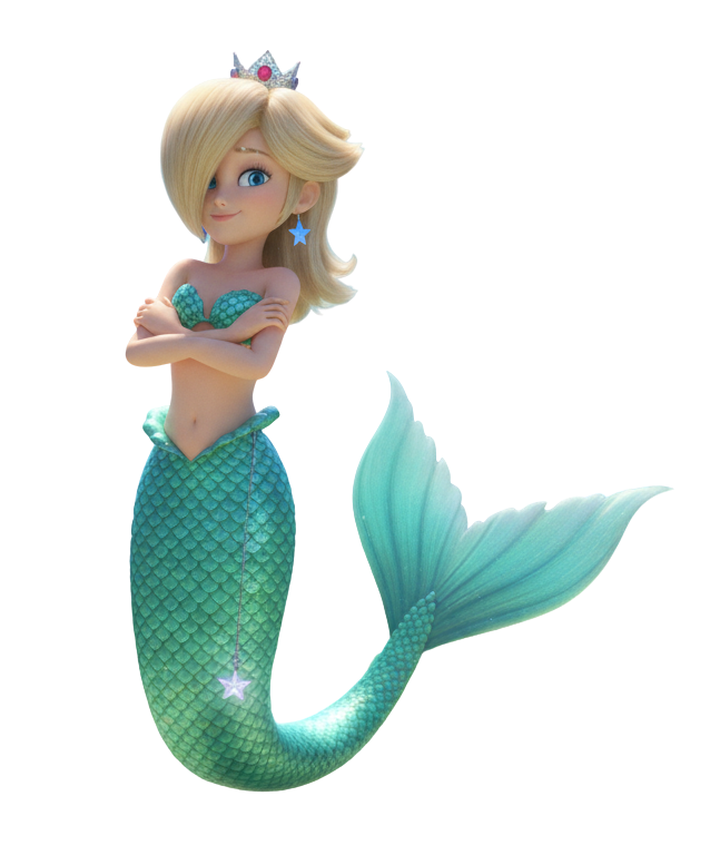 Mermaid Rosalina Blank Meme Template
