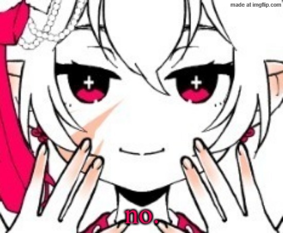 angel dragnoc no | image tagged in angel dragnoc no | made w/ Imgflip meme maker