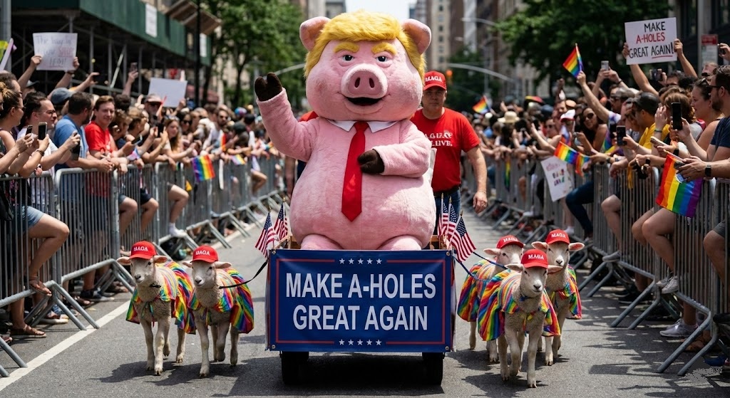 MAGA PARADE Blank Meme Template