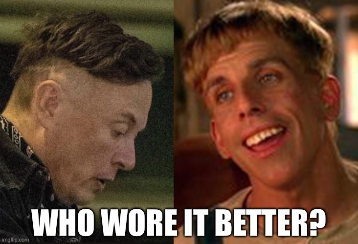 Who wore it better | WHO WORE IT BETTER? | image tagged in elon musk,tropic thunder | made w/ Imgflip meme maker