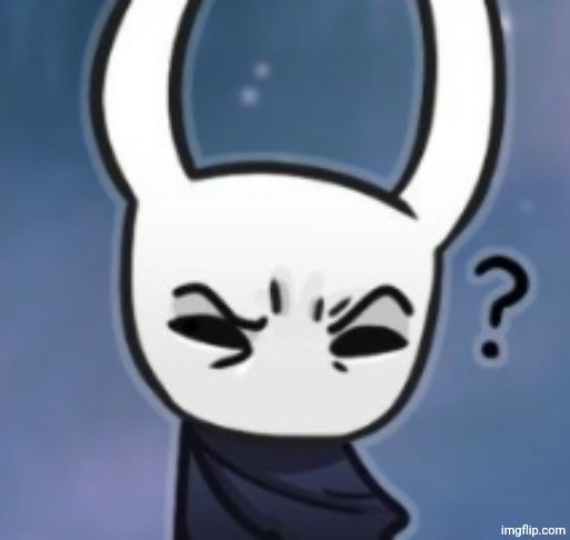 Confused Hollow Knight | image tagged in confused hollow knight | made w/ Imgflip meme maker