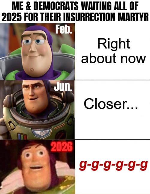 You're late guys | image tagged in better best blurst lightyear edition,funny,politics,democrats | made w/ Imgflip meme maker