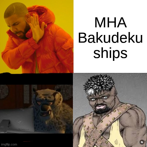 If you know, you know... | MHA Bakudeku ships | image tagged in memes,drake hotline bling,berserk reference | made w/ Imgflip meme maker