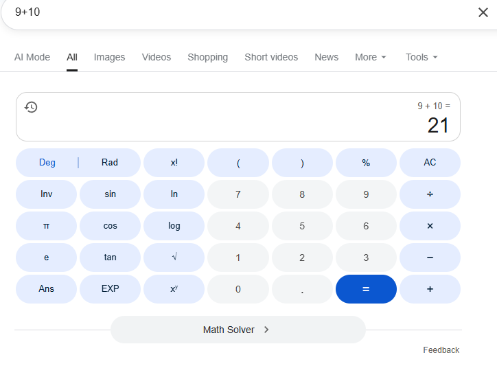 9+10=21 Blank Meme Template