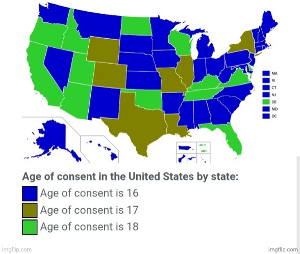 The age of consent in America | image tagged in the age of consent in america | made w/ Imgflip meme maker