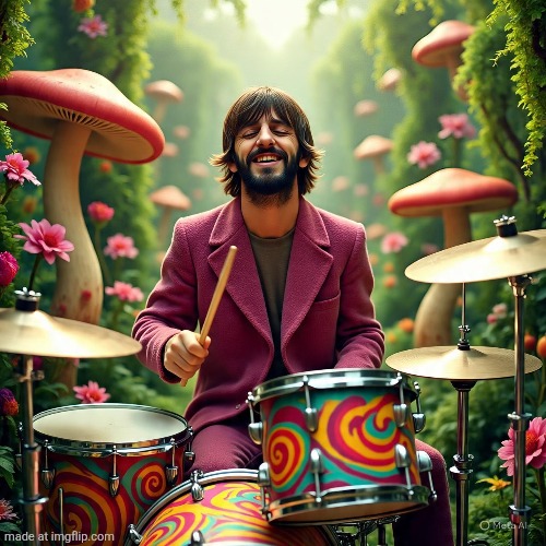 AI generated picture of Ringo Starr | made w/ Imgflip meme maker