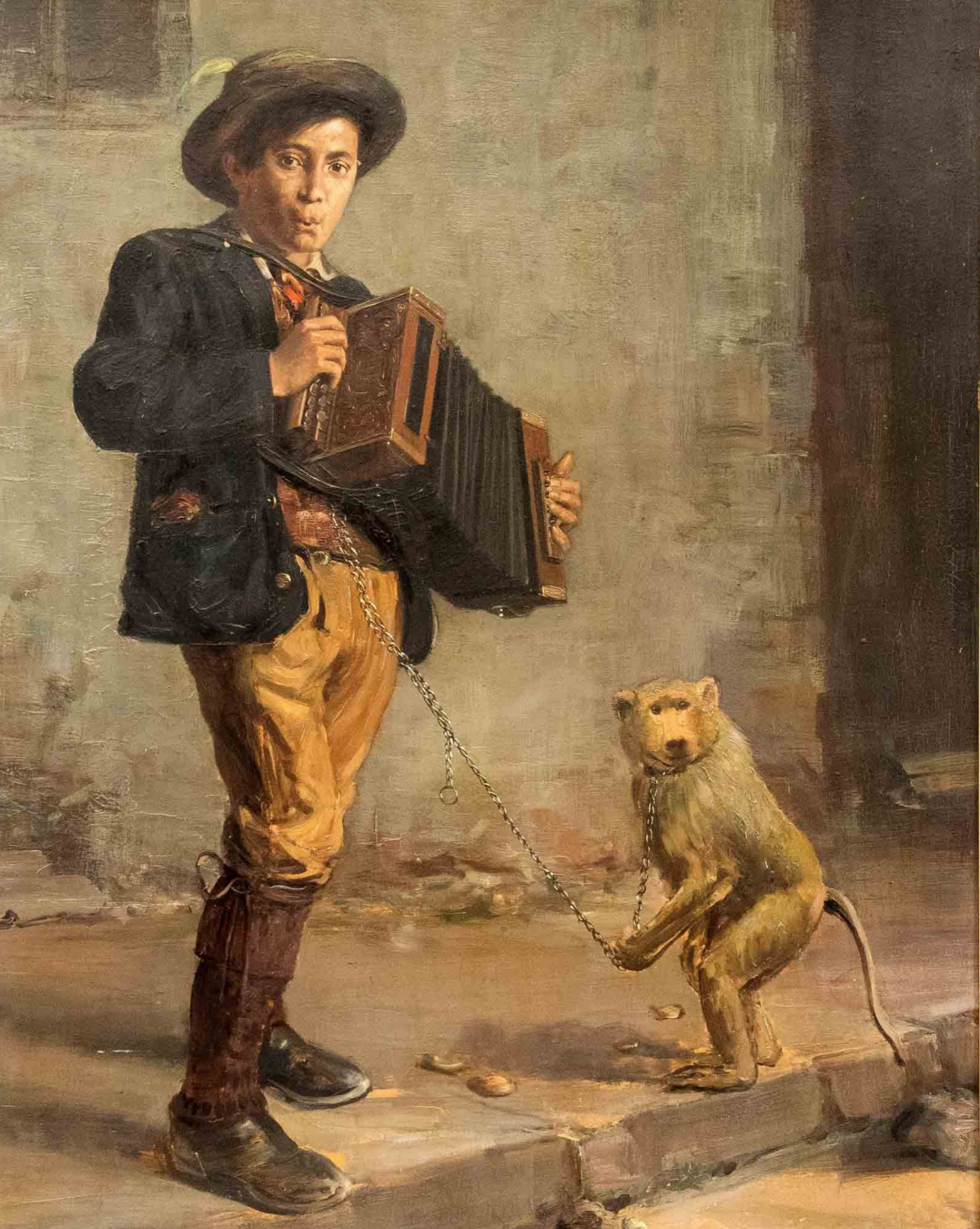 Monkey on a Chain Blank Meme Template