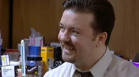 David Brent Bad news Blank Meme Template