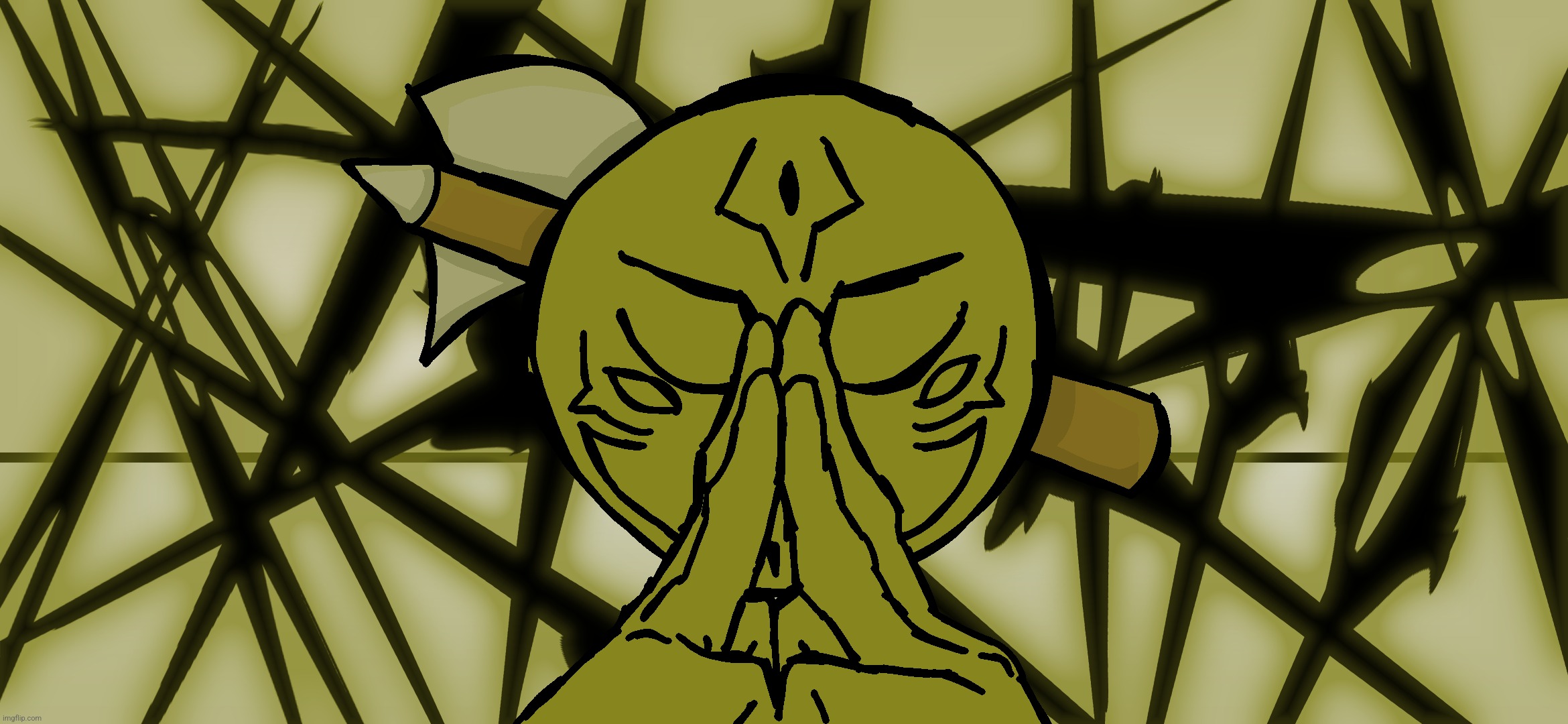 domain expansion: malevolent shuriken (iykyk) | made w/ Imgflip meme maker