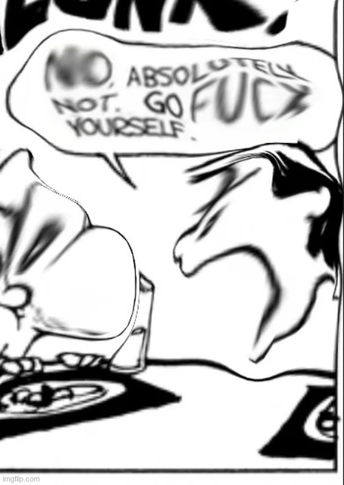 High Quality No. Absolutely not. Blank Meme Template