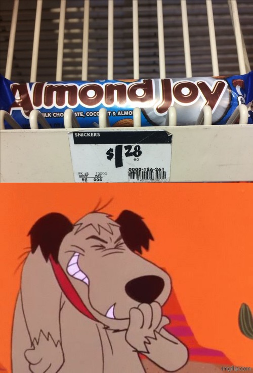 Almond Joy | image tagged in snicker,almond joy,snickers,candy bar,you had one job,memes | made w/ Imgflip meme maker