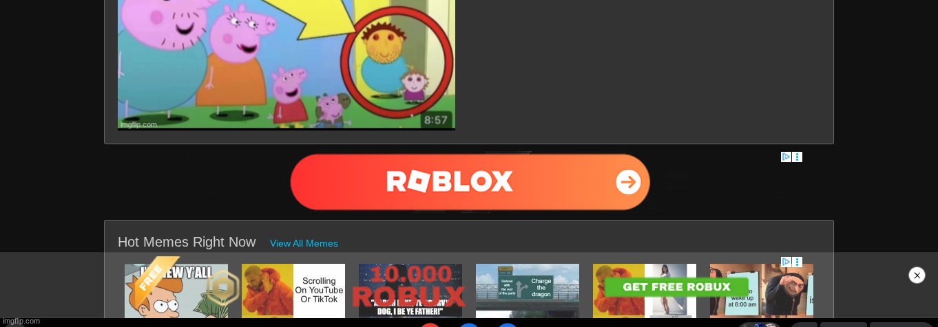 ah yes. imgflip promoting scams. | made w/ Imgflip meme maker