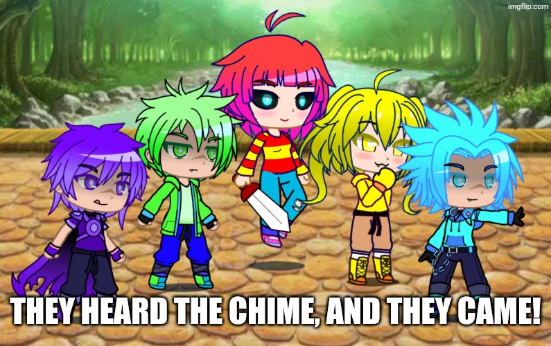 THEY HEARD THE CHIME, AND THEY CAME! | made w/ Imgflip meme maker