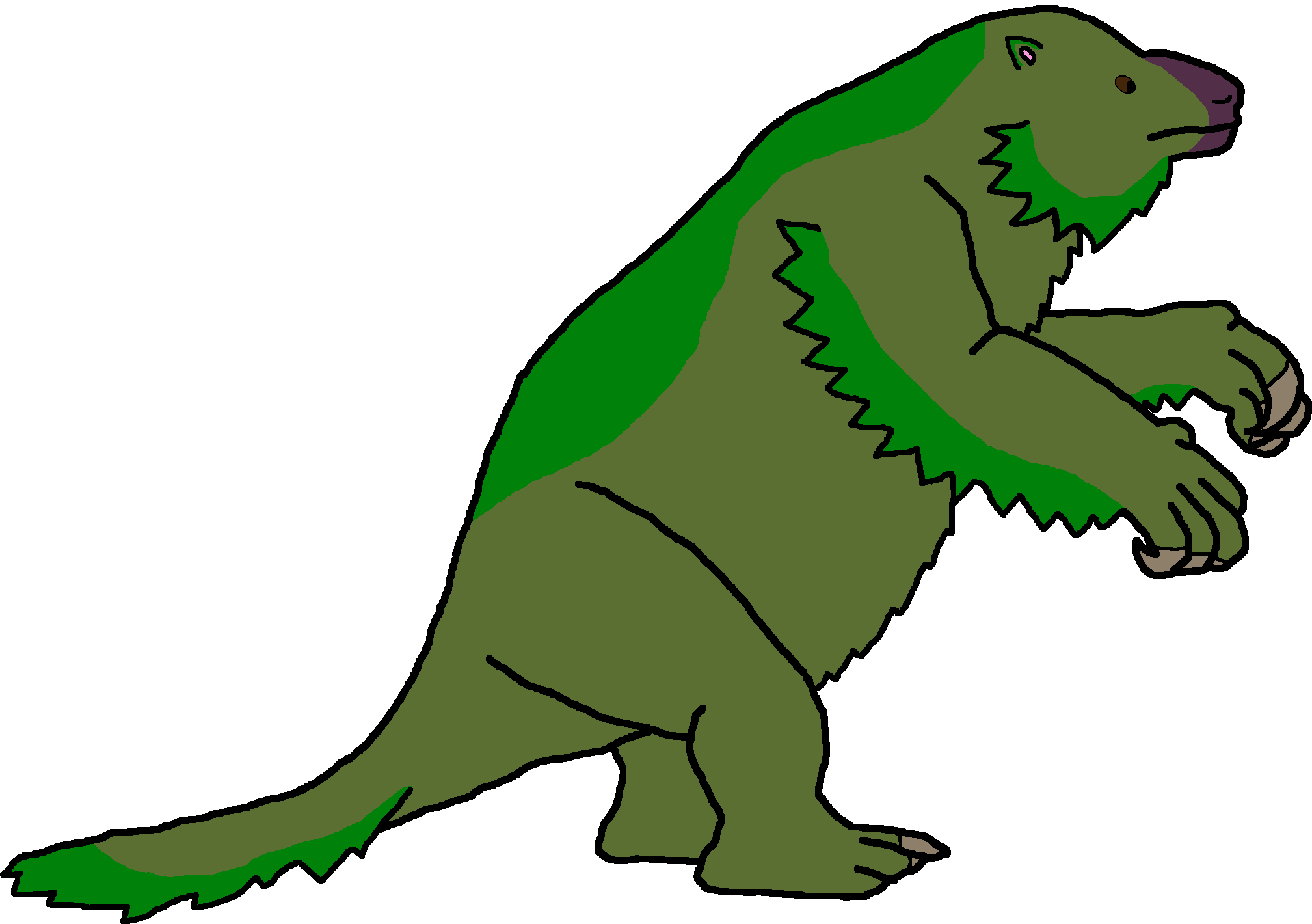 Male Megatherium (Paleoverse + EOIverse) Blank Meme Template