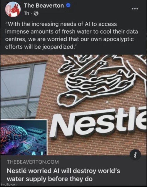 Glad to see Nestle has good priorities | made w/ Imgflip meme maker
