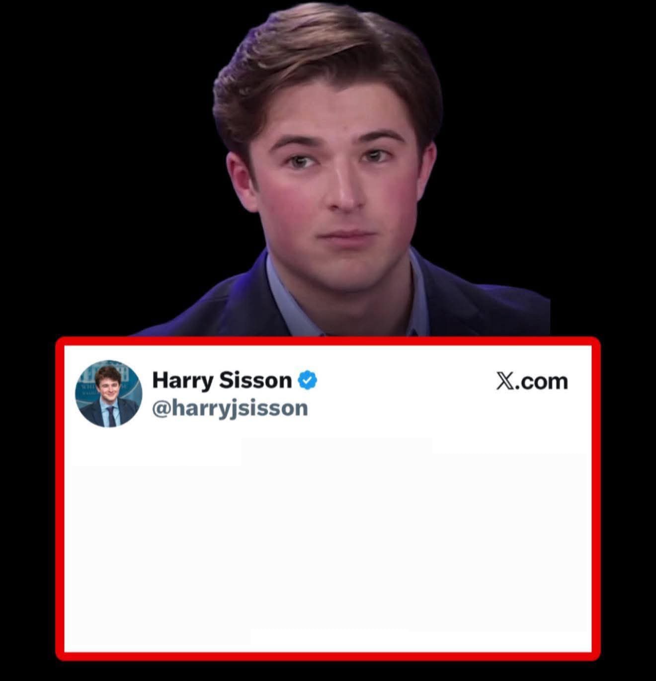 Harry Sisson template Blank Meme Template