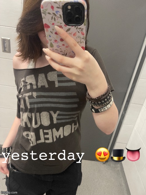 yesterday 😍🎩👅 | made w/ Imgflip meme maker