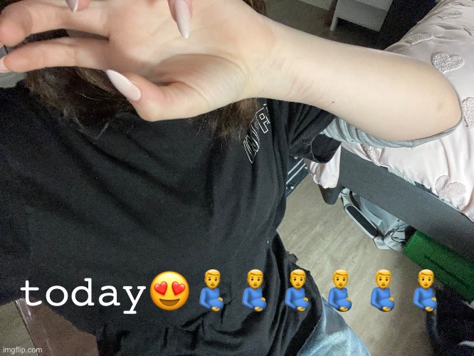 saw the pose in a pinterest post n thought twas cute ( it wasnt smh ) | today😍🫃🫃🫃🫃🫃🫃 | made w/ Imgflip meme maker