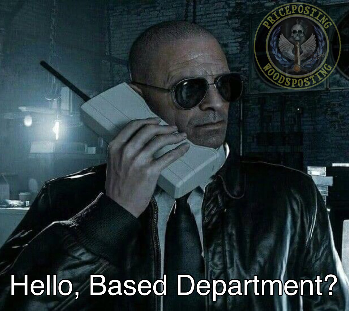 Hello Based Department Blank Meme Template