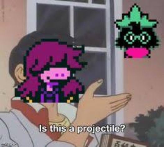 ralsei = throwing weapon | made w/ Imgflip meme maker