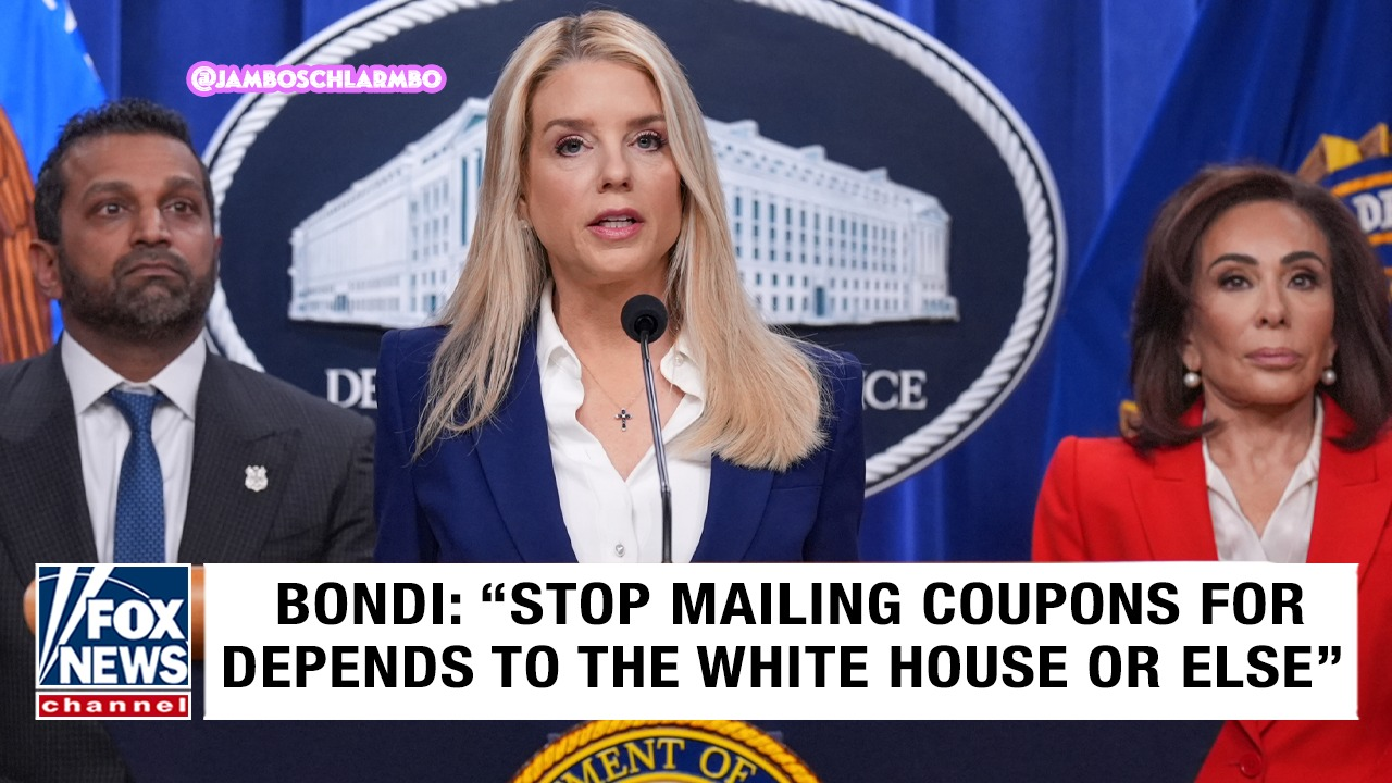 Pam Bondi Depends Trump Threat Blank Meme Template