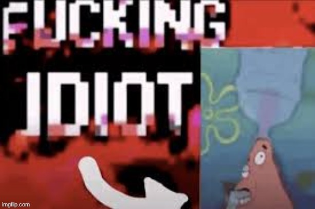 FUCKING IDIOT | image tagged in fucking idiot | made w/ Imgflip meme maker