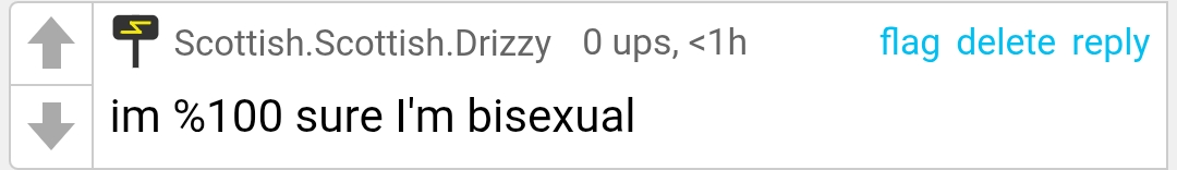 im 100 percent bisexual Blank Meme Template