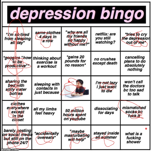 my depression. Blank Meme Template