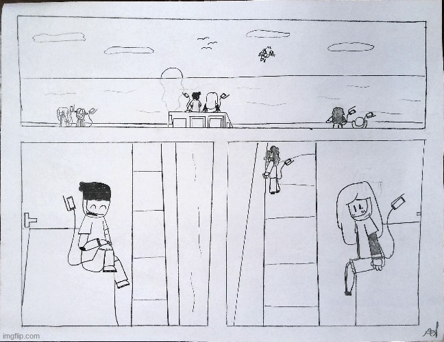 Sub-comic | image tagged in murder drones | made w/ Imgflip meme maker