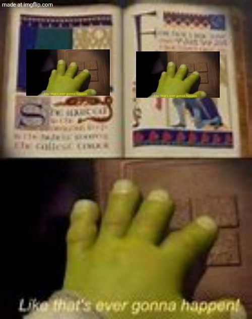 Like that's ever gonna happen | image tagged in like that's ever gonna happen | made w/ Imgflip meme maker