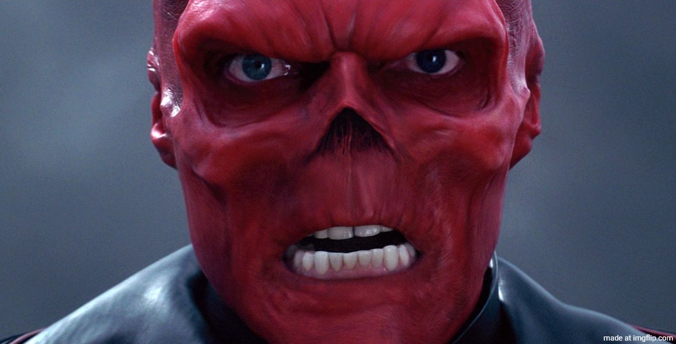 Red Skull | image tagged in red skull | made w/ Imgflip meme maker