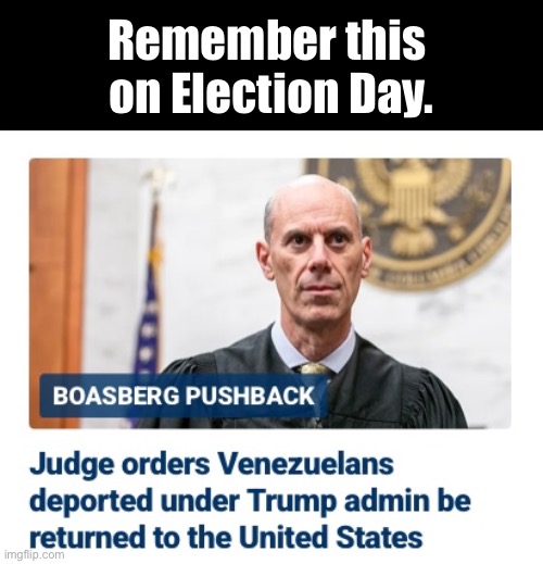 It is extremely important to vote Republican on 3 November 2026. | Remember this 
on Election Day. | image tagged in republican party,midterms,election | made w/ Imgflip meme maker