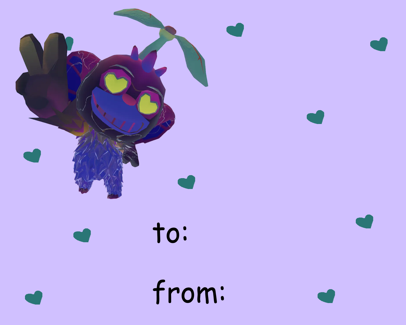 Le Zoo Valentine's Day v1 Blank Meme Template