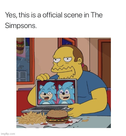 Remember this? | image tagged in sonic the hedgehog,the simpsons,memes,lattice climbing,funny,latticeclimbing | made w/ Imgflip meme maker