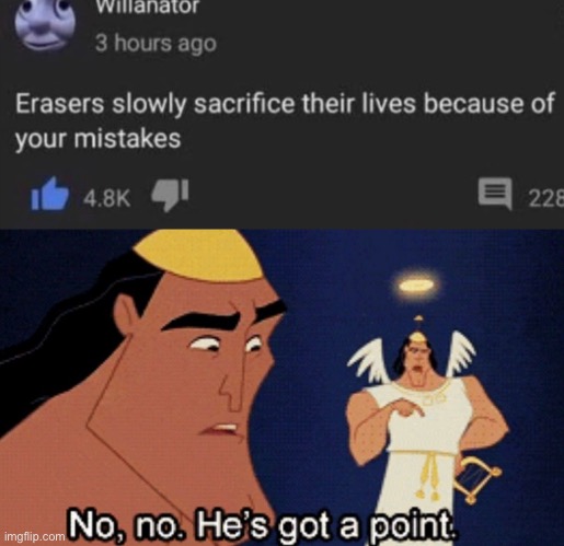 True | image tagged in no no he s got a point,funny,memes,relatable,funny memes | made w/ Imgflip meme maker